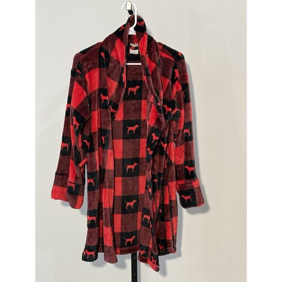 Victoria Secret Pink Fluffy Sleepwear Size M/L - Picture 1 of 3